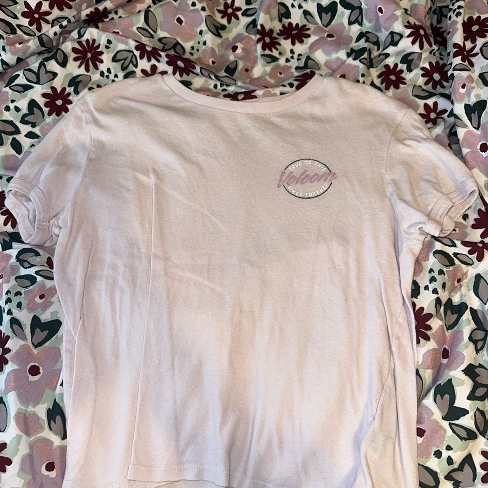 Volcom Pastel Pink Graphic Tee